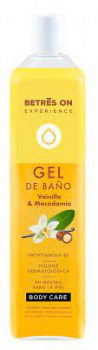 gel de baño vainilla y macadamia 750ml